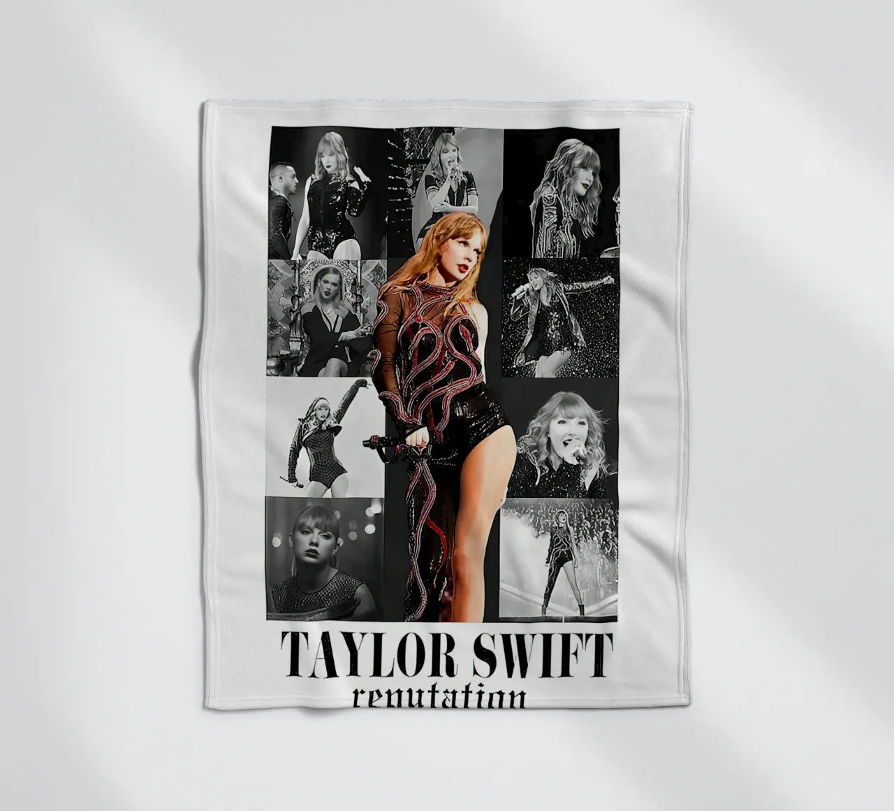 Poster dell'anima poetica di Taylor Swift coperta in pile da dfgtfdt