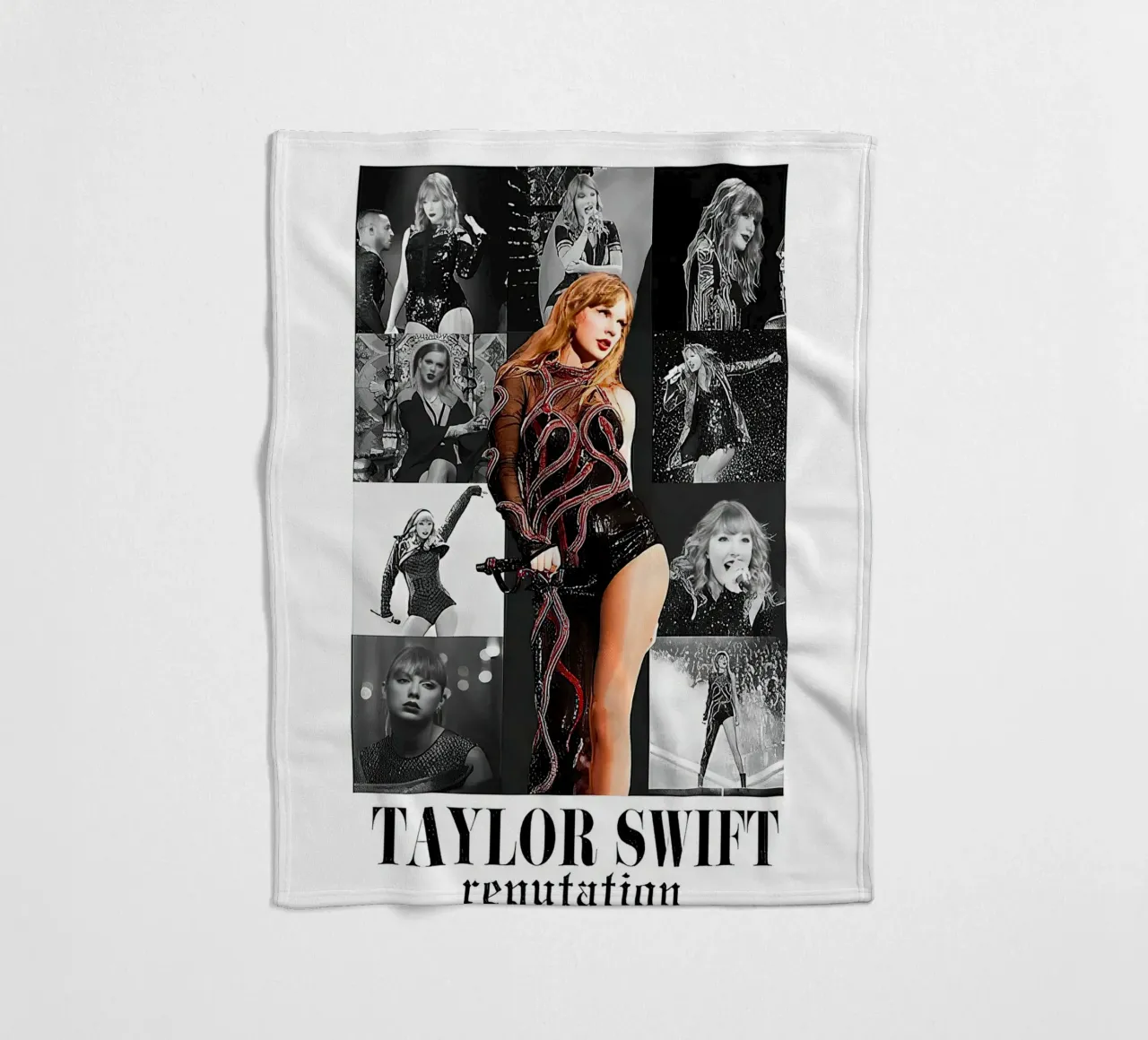 Poster dell'anima poetica di Taylor Swift coperta in pile da dfgtfdt