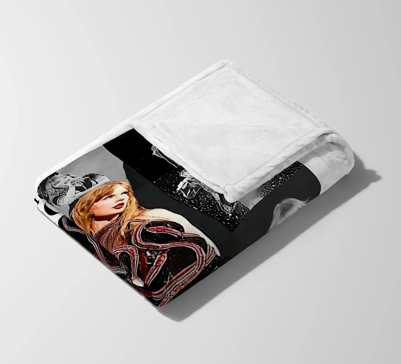 Poster dell'anima poetica di Taylor Swift coperta in pile da dfgtfdt