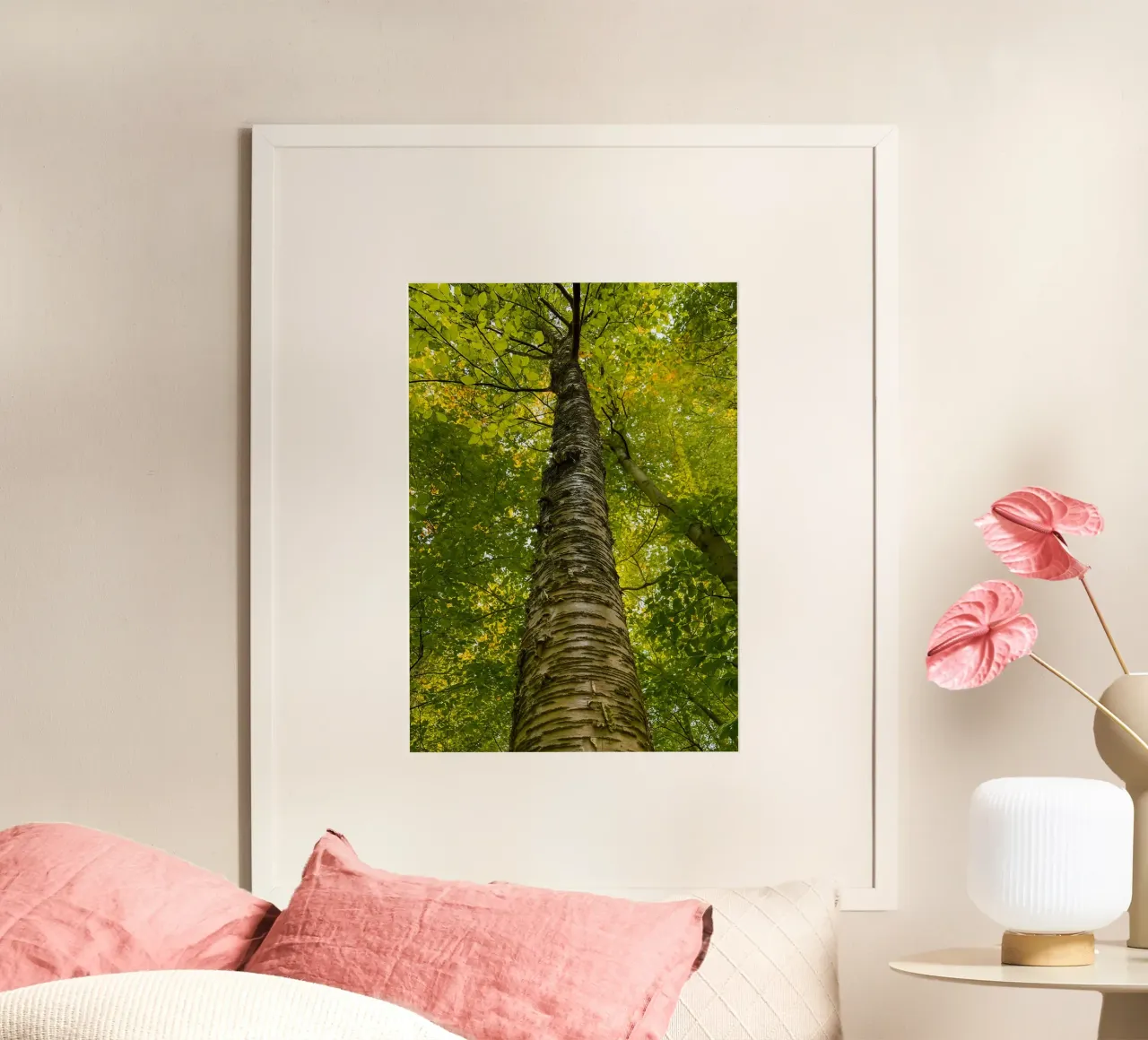 vue du tronc d'un grand arbre hahnemühle de PASMING