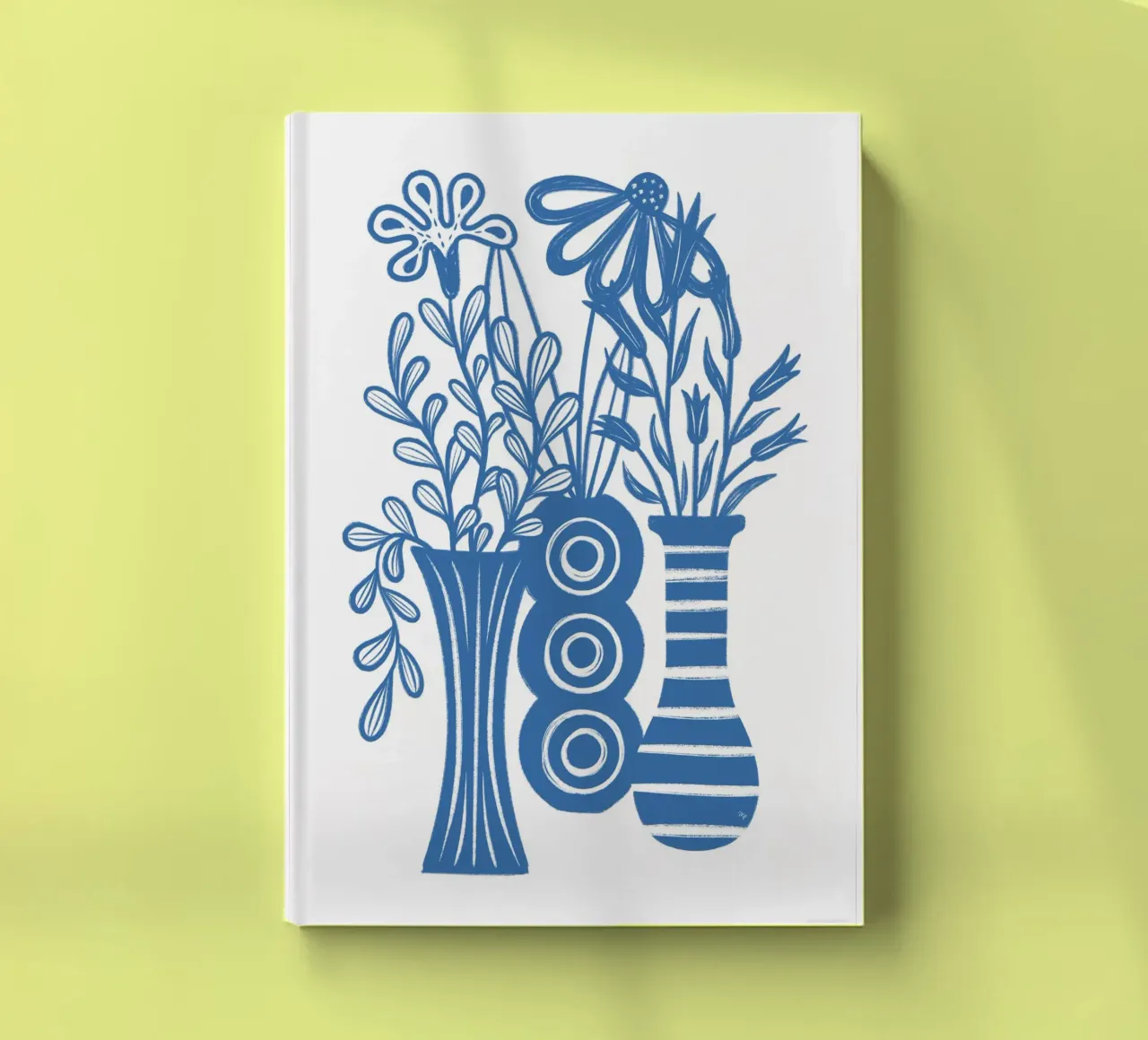 Blue Rustic Vases notebook by Martina