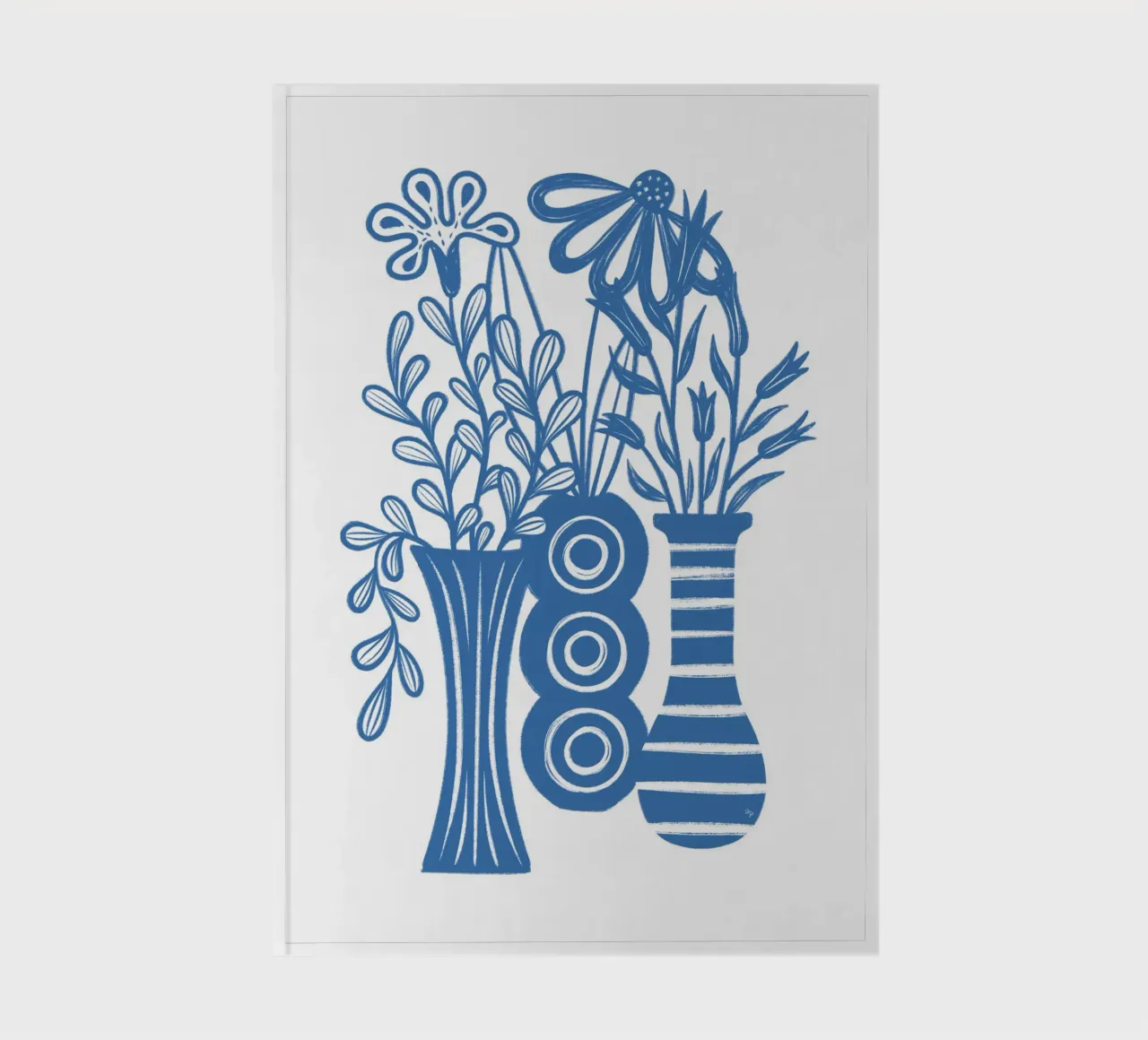 Blue Rustic Vases notebook by Martina