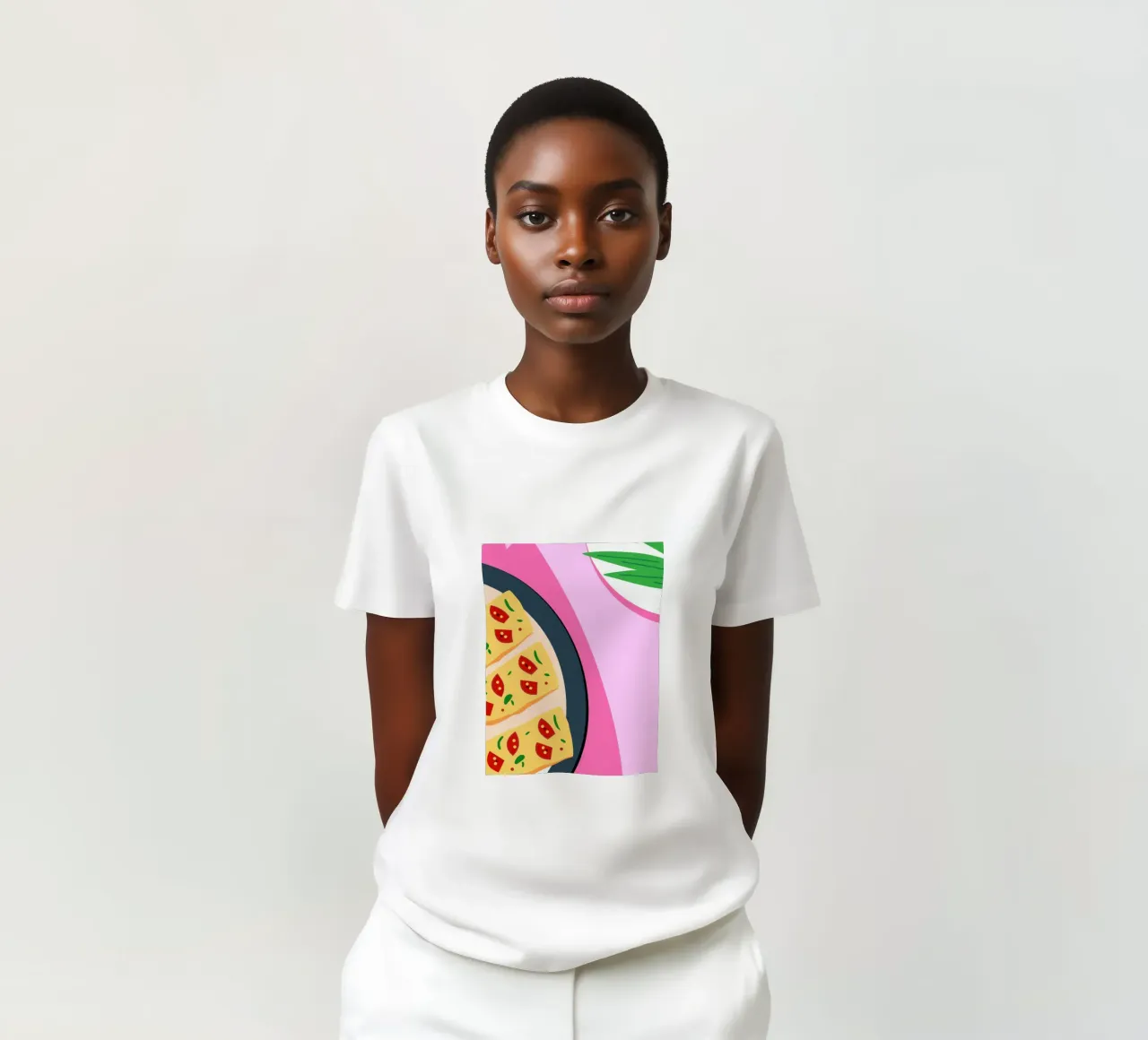 Tomato Pizza t-shirt da OFFICIAL FRUIT & VEGETABLES