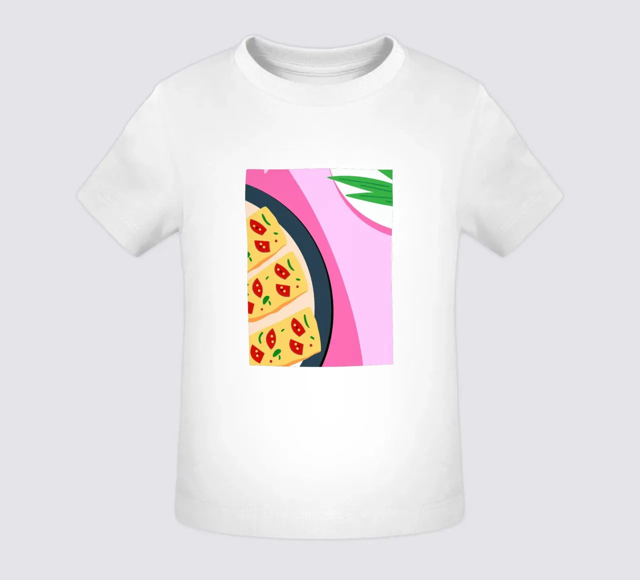Tomato Pizza maglietta neonato da OFFICIAL FRUIT & VEGETABLES