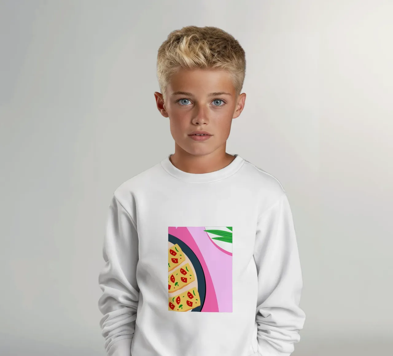 Tomato Pizza felpa bambino da OFFICIAL FRUIT & VEGETABLES