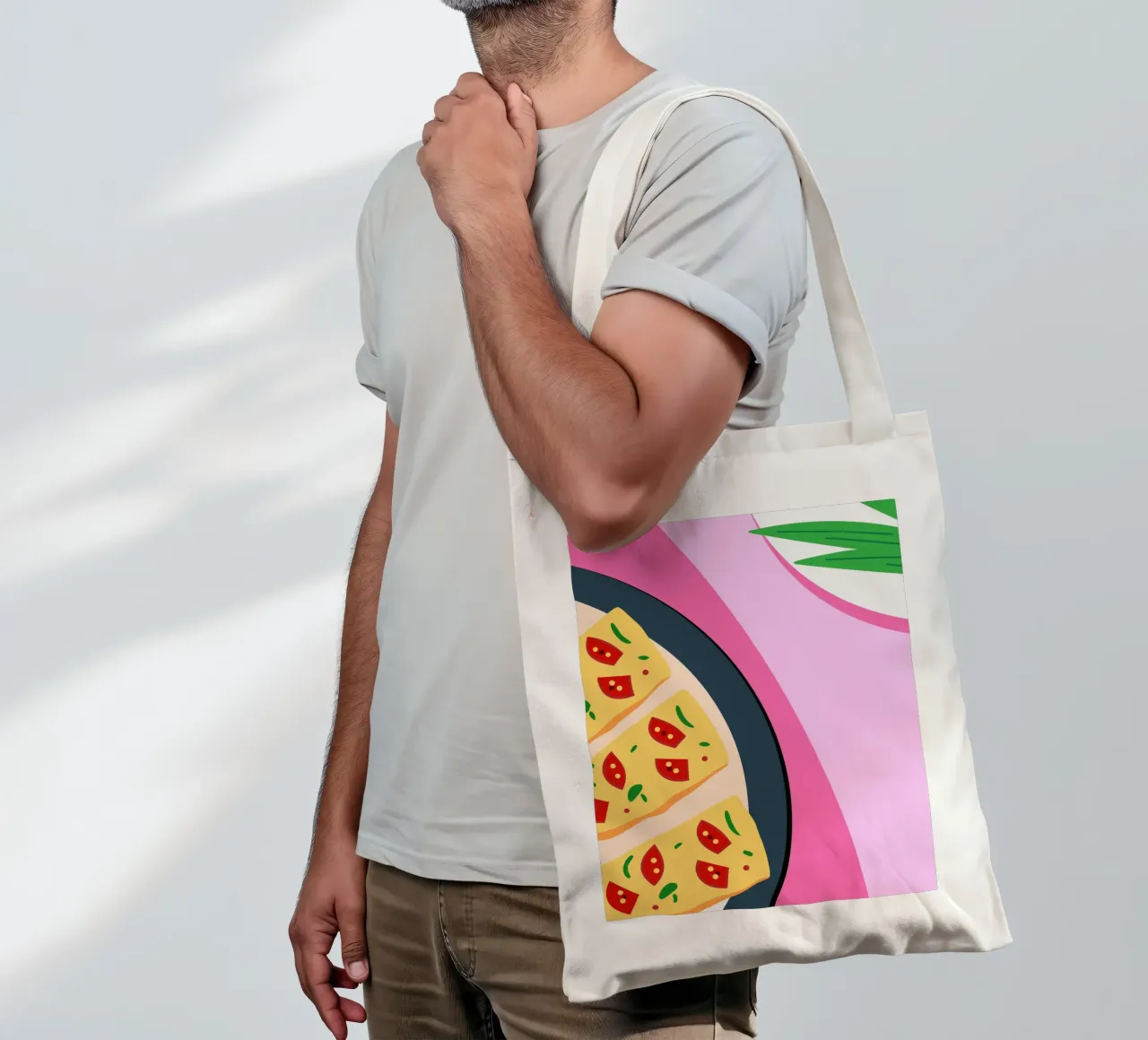 Tomato Pizza borsa in juta da OFFICIAL FRUIT & VEGETABLES