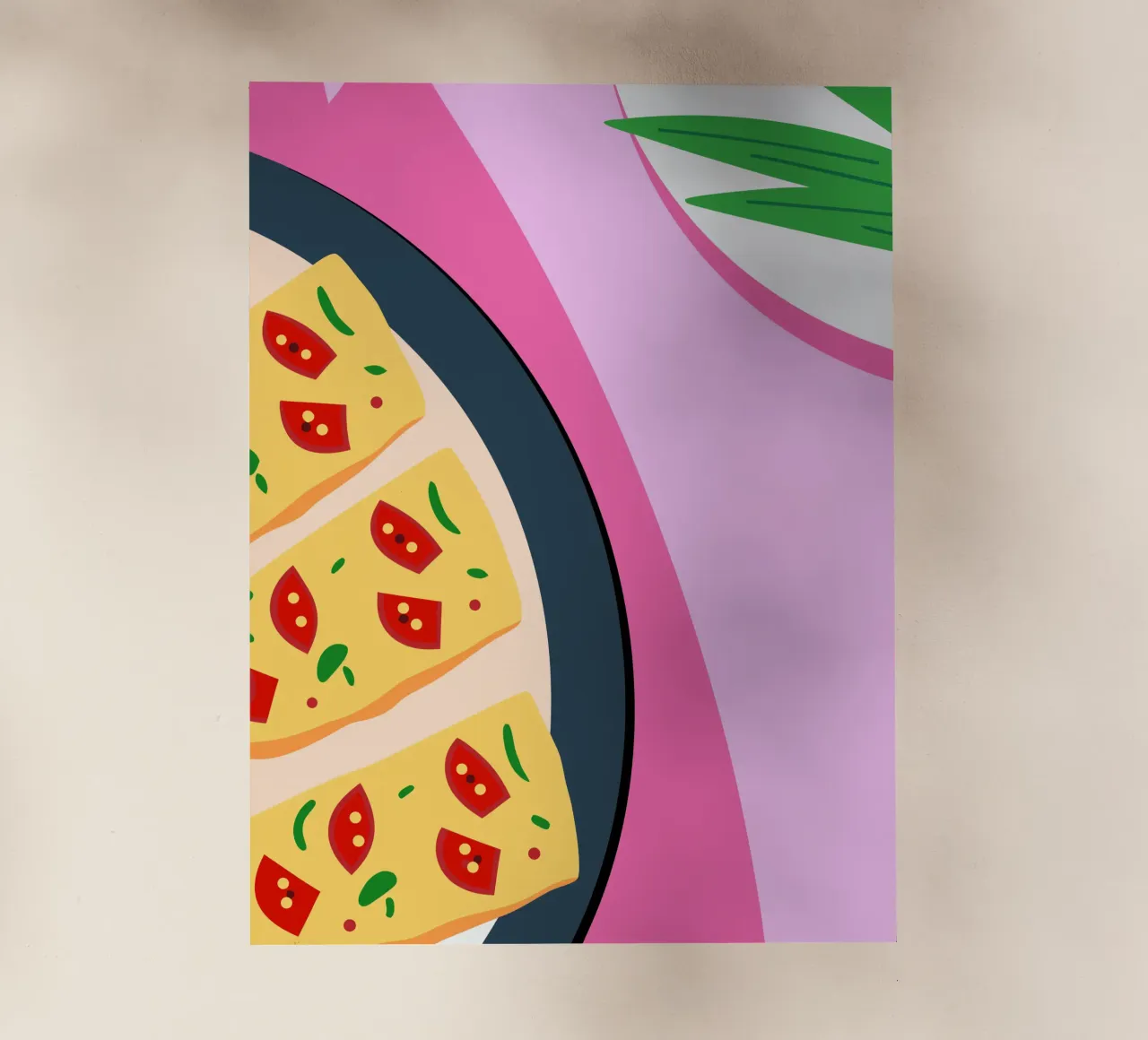 Tomato Pizza pellicola backlit da OFFICIAL FRUIT & VEGETABLES
