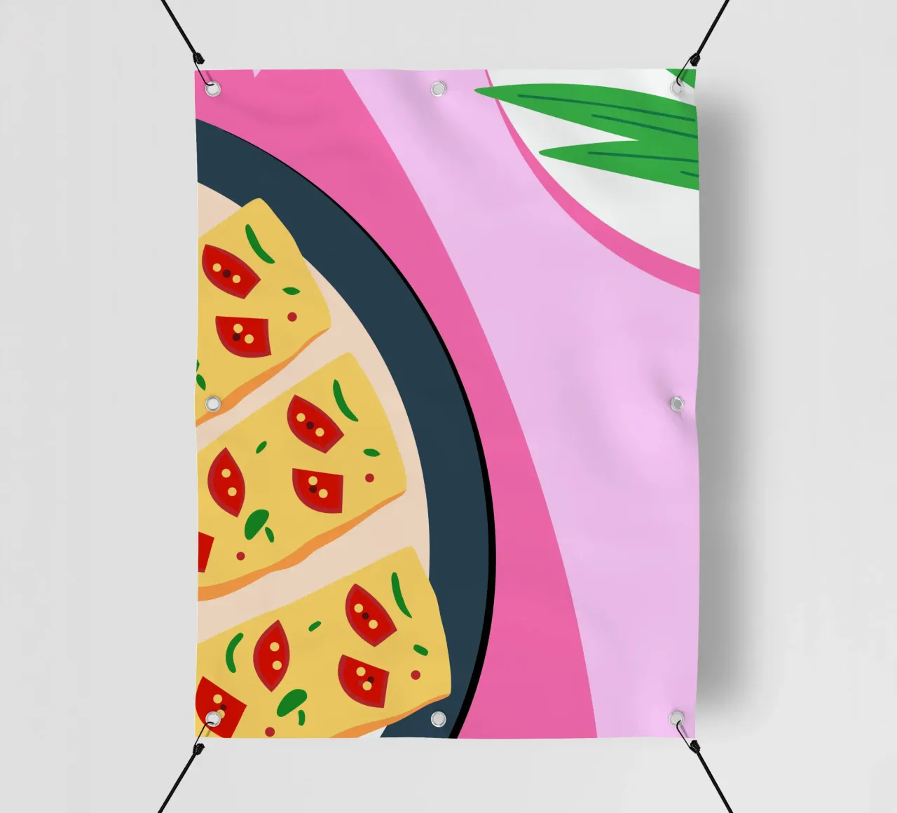 Tomato Pizza telo in pvc da OFFICIAL FRUIT & VEGETABLES