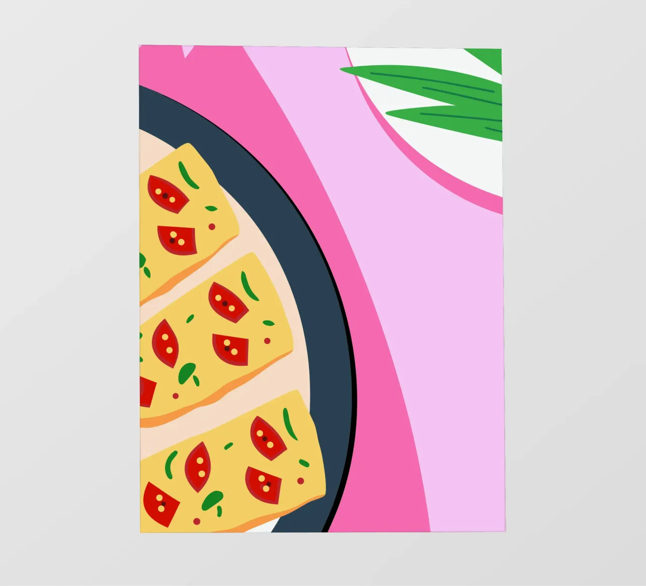 Tomato Pizza telo in pvc da OFFICIAL FRUIT & VEGETABLES