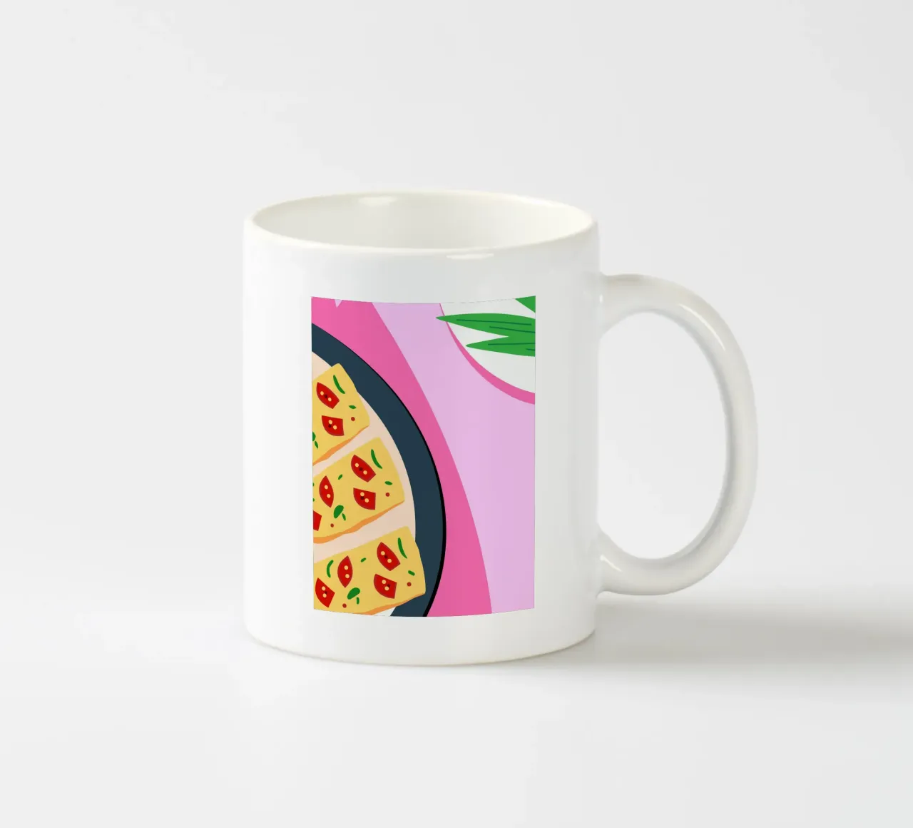Tomato Pizza tazza in ceramica da OFFICIAL FRUIT & VEGETABLES