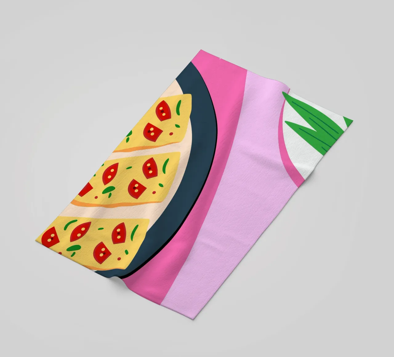 Tomato Pizza telo mare da OFFICIAL FRUIT & VEGETABLES