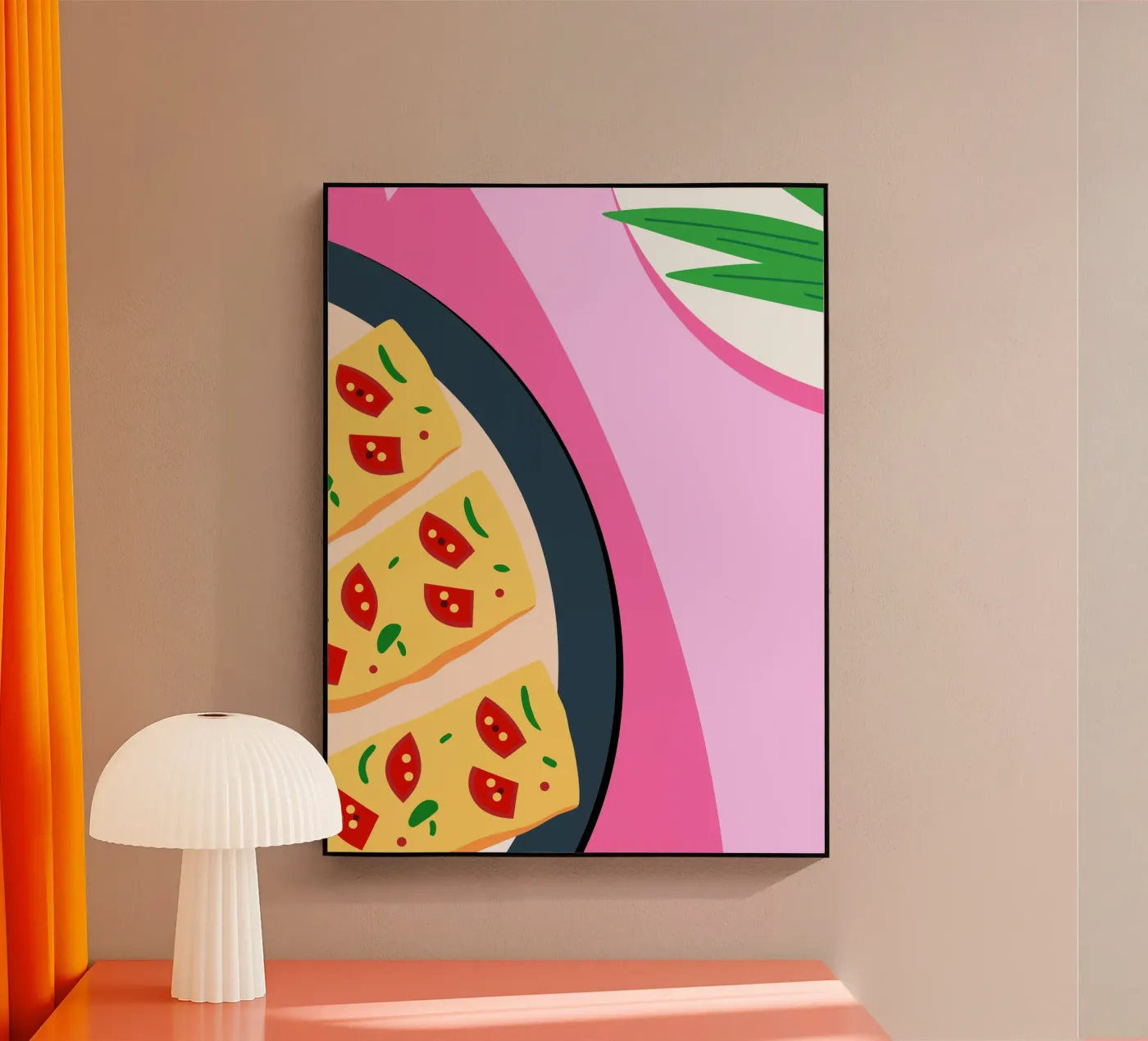 Tomato Pizza plexiglass da OFFICIAL FRUIT & VEGETABLES