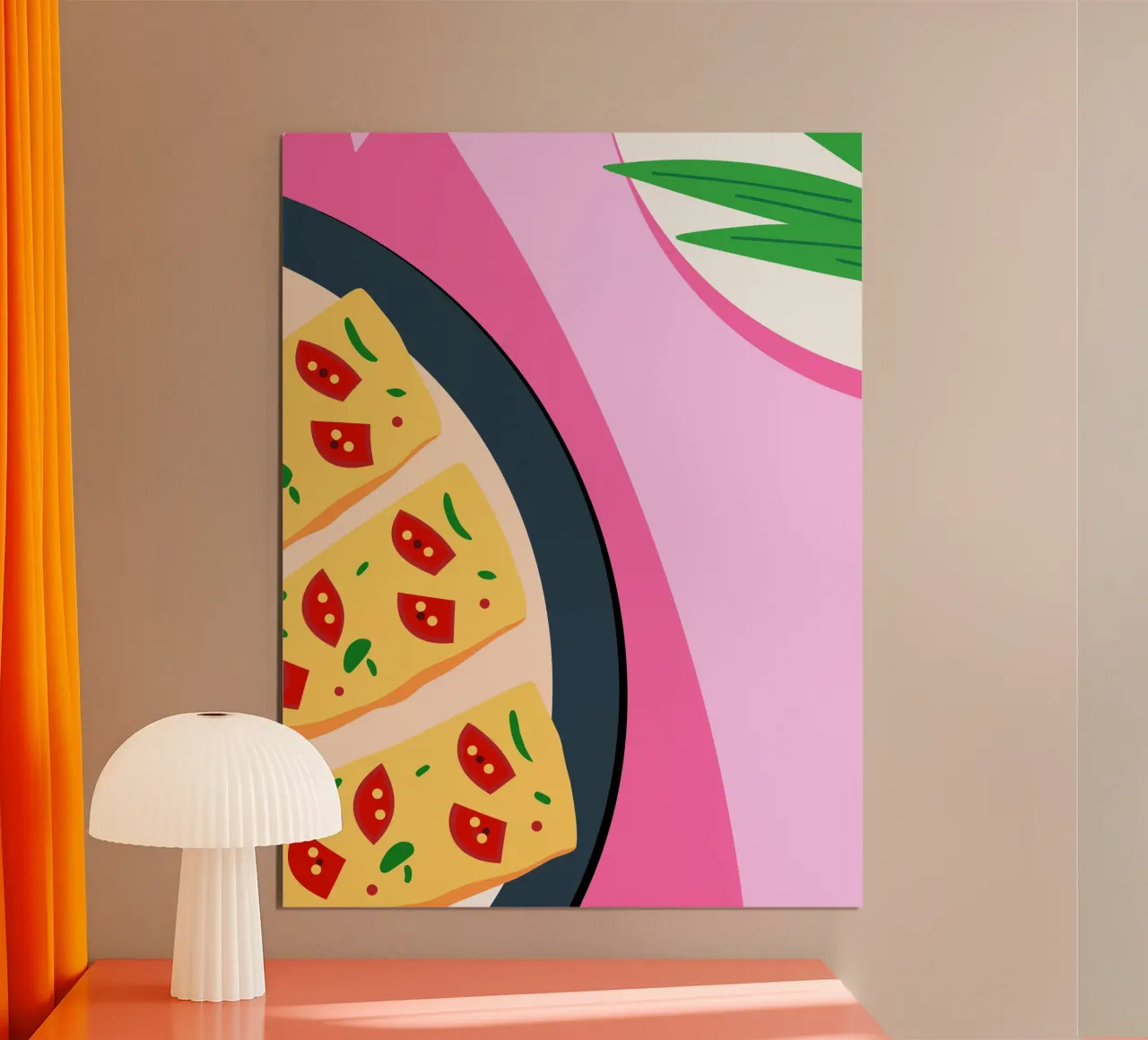 Tomato Pizza carta hahnemühle da OFFICIAL FRUIT & VEGETABLES