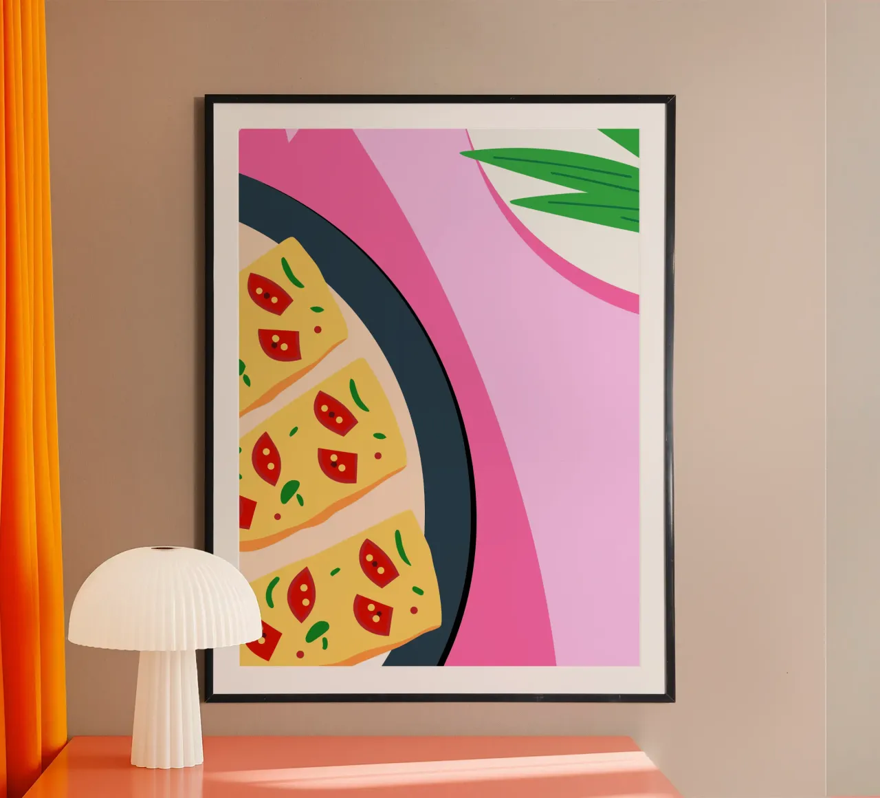 Tomato Pizza carta hahnemühle da OFFICIAL FRUIT & VEGETABLES