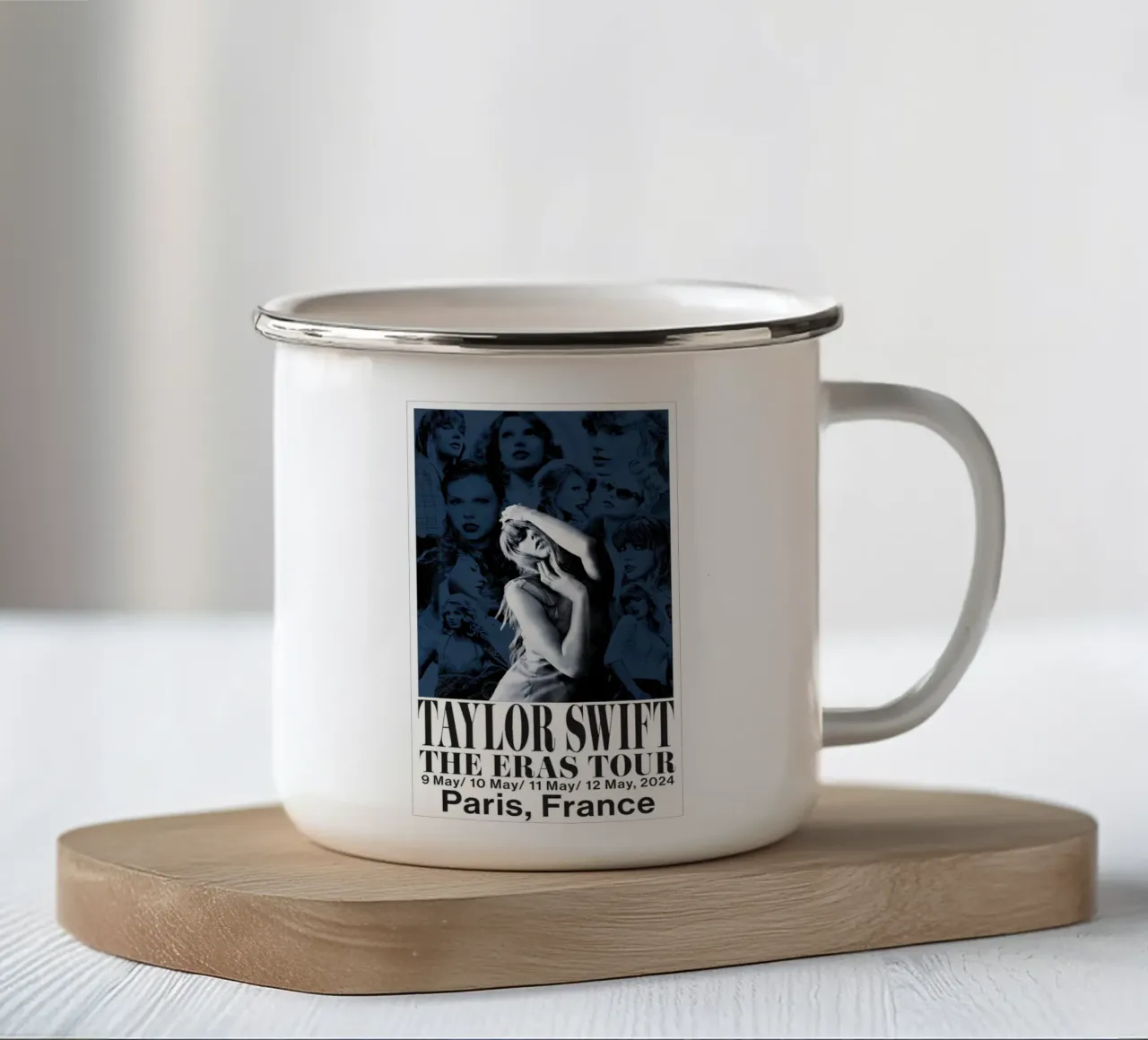 Poster dell'anima poetica di Taylor Swift tazza in smalto da dfgtfdt