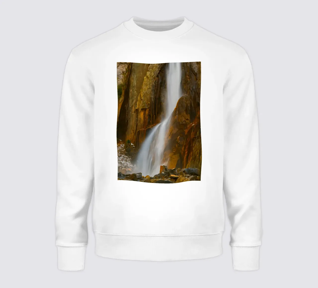 cascata su una montagna rocciosa felpa da PASMING