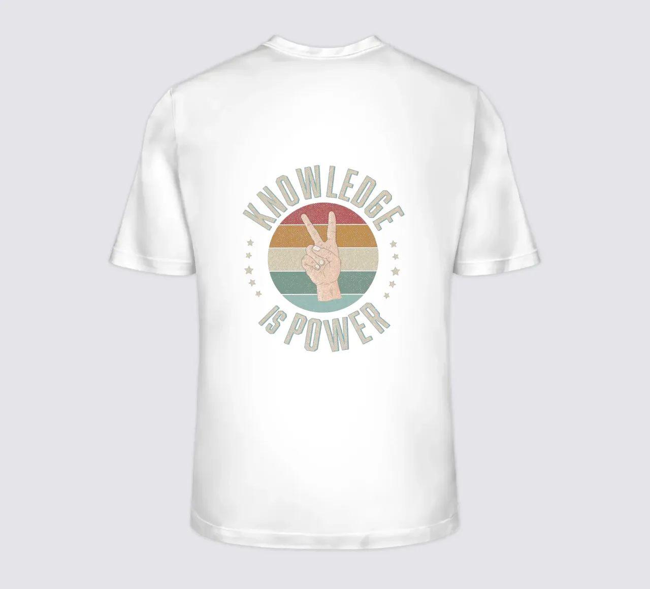 El conocimiento es poder. Saber es poder. camiseta de CalliLetters