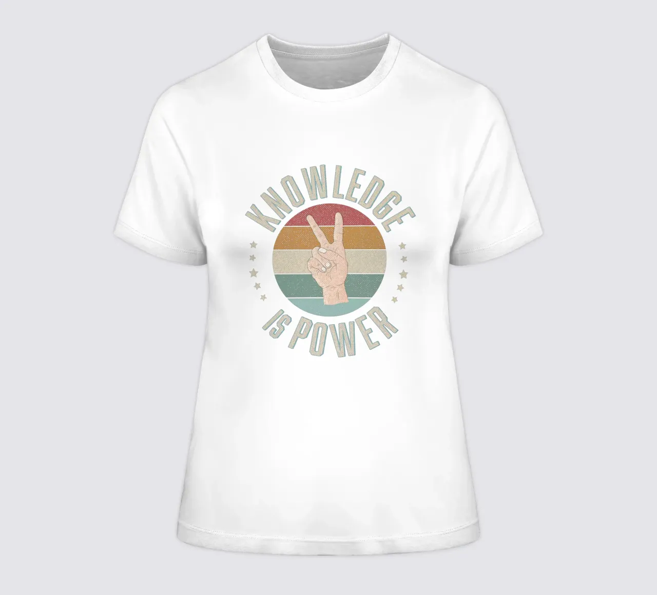 El conocimiento es poder. Saber es poder. camiseta de mujer de CalliLetters