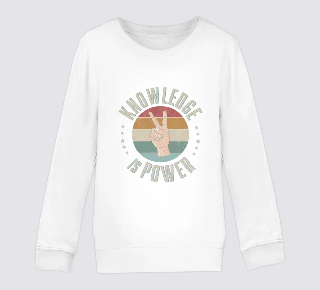 El conocimiento es poder. Saber es poder. sudadera para niño de CalliLetters