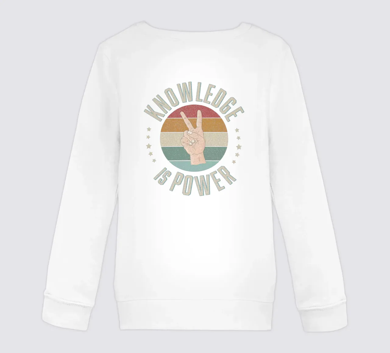 El conocimiento es poder. Saber es poder. sudadera para niño de CalliLetters