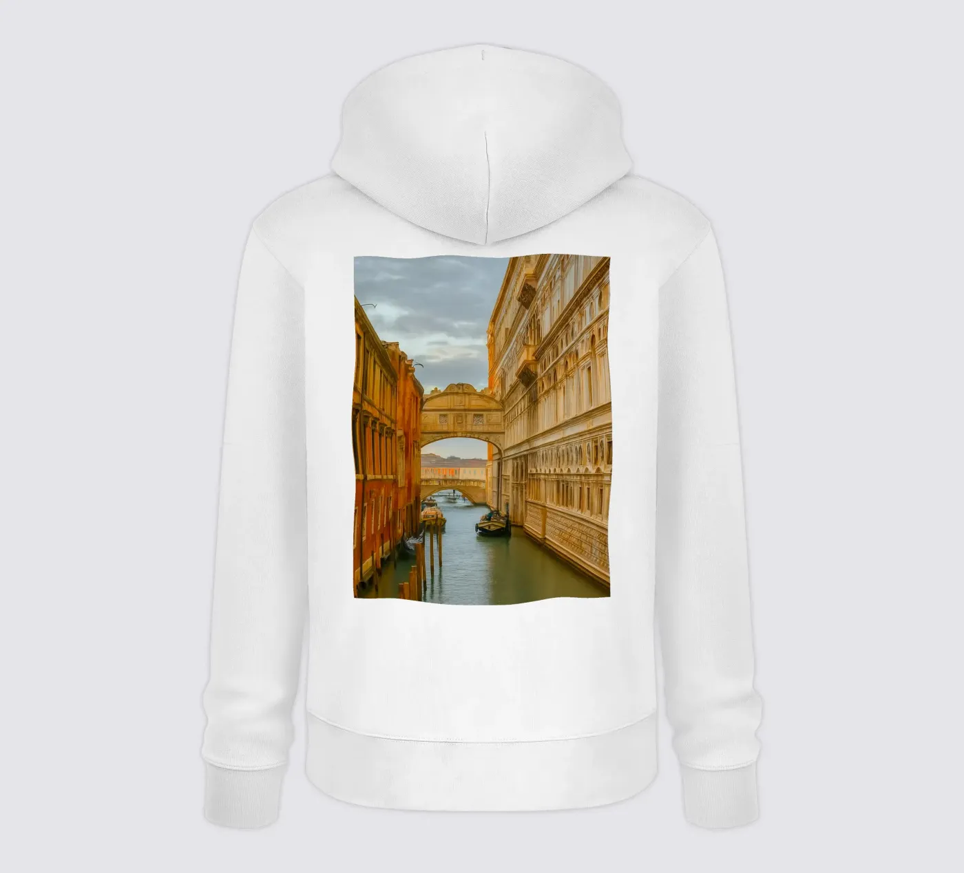 canale d'epoca tra vecchi edifici felpa con cappuccio da PASMING