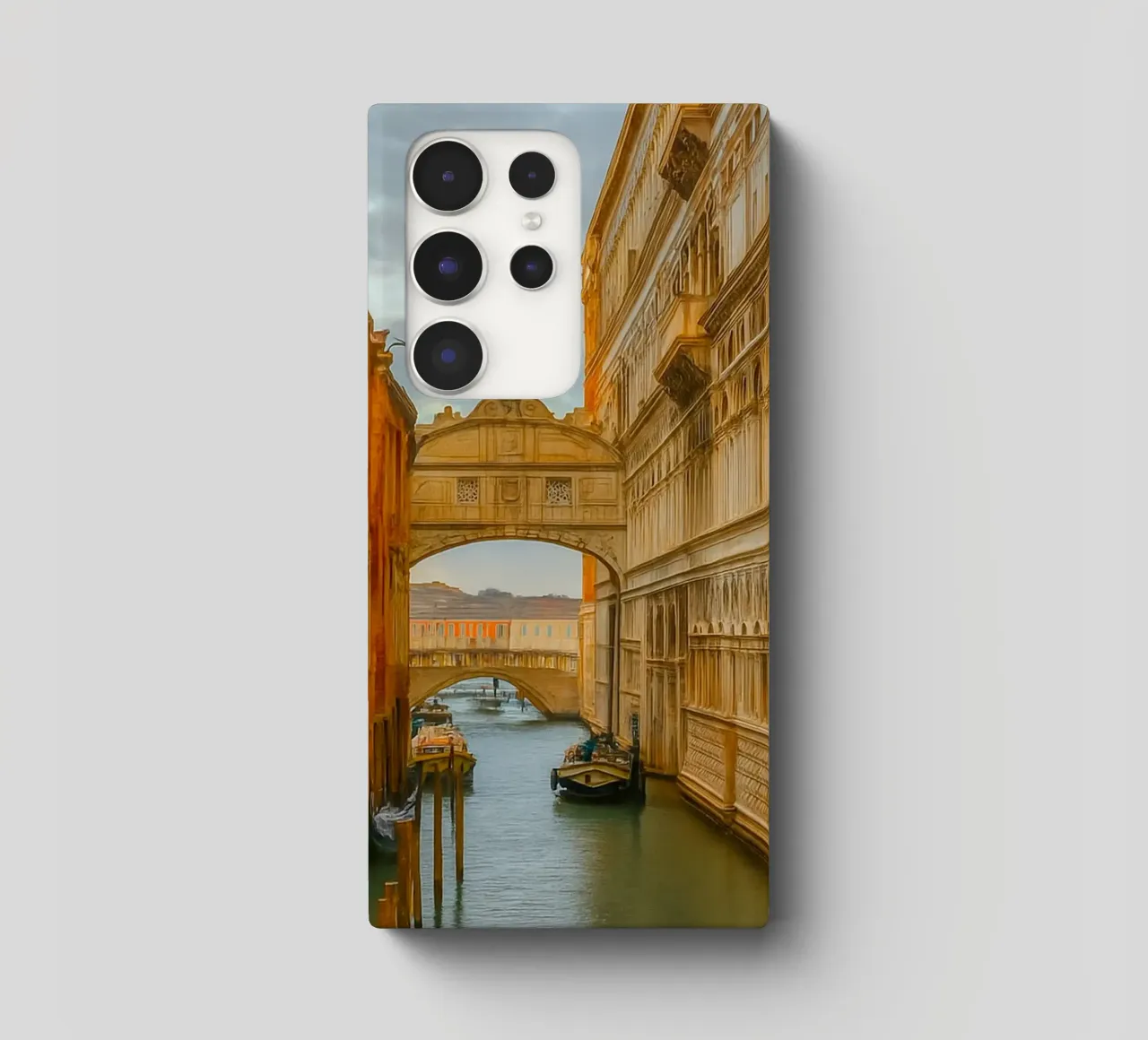 canale d'epoca tra vecchi edifici cover samsung da PASMING