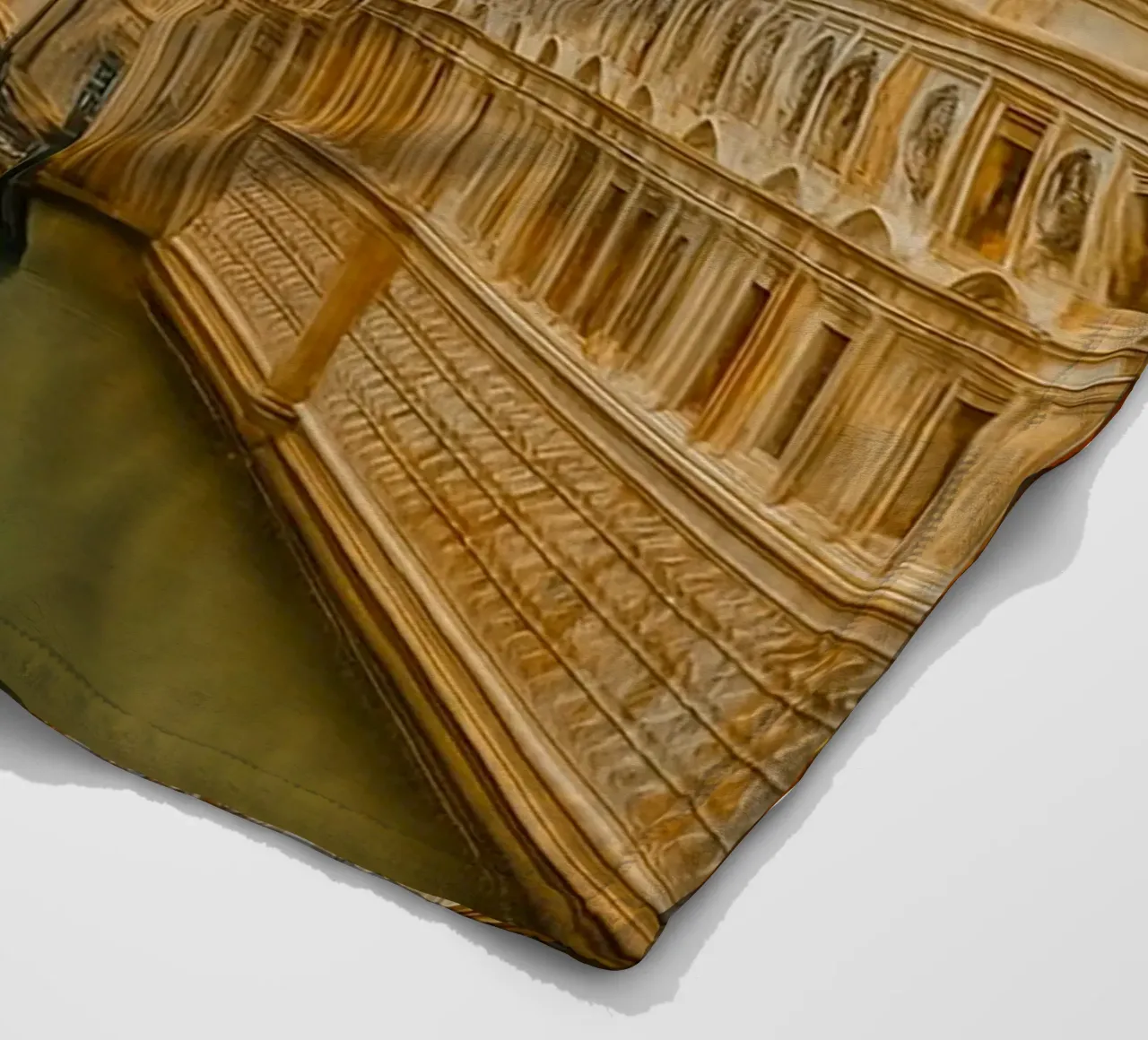 canale d'epoca tra vecchi edifici coperta in pile da PASMING