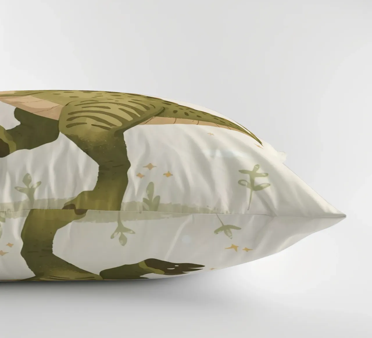 Felice Tyrannosaurus Rex con stelle e nuvole cuscino da DesignDoodle