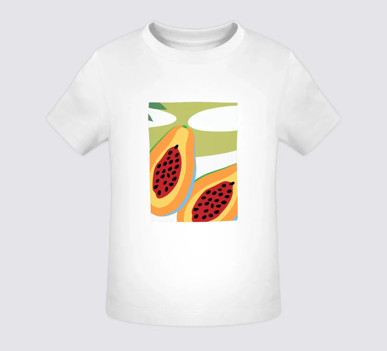 Papaya fresca maglietta neonato da OFFICIAL FRUIT & VEGETABLES
