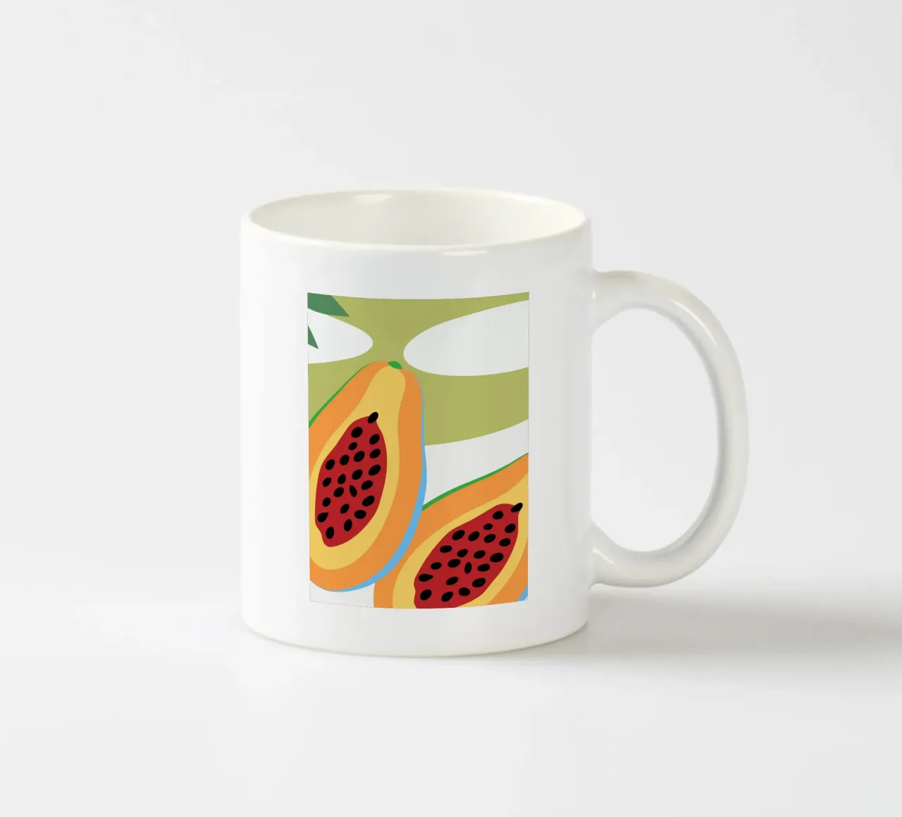 Papaya fresca tazza in ceramica da OFFICIAL FRUIT & VEGETABLES