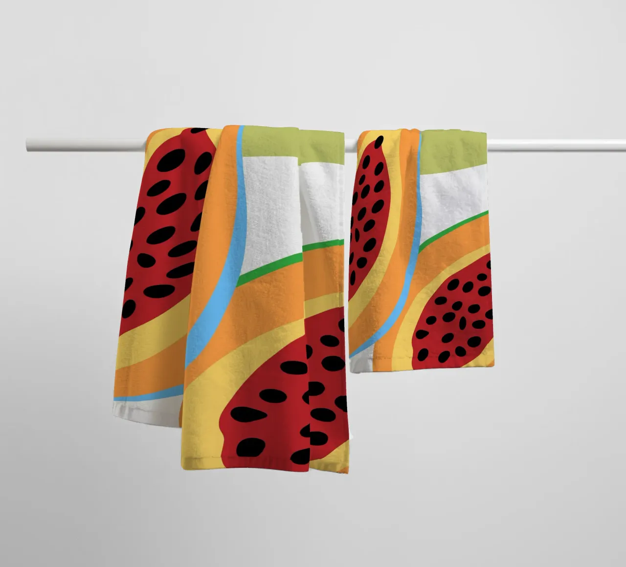 Papaya fresca asciugamano da bagno da OFFICIAL FRUIT & VEGETABLES