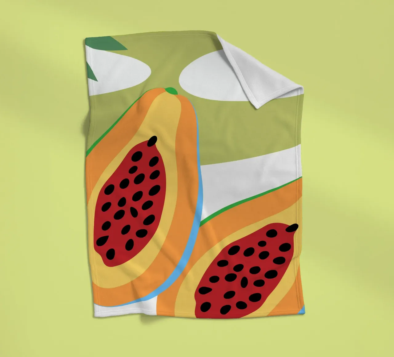 Papaya fresca coperta in pile da OFFICIAL FRUIT & VEGETABLES