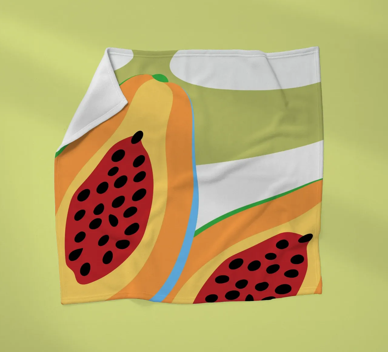 Papaya fresca coperta in pile da OFFICIAL FRUIT & VEGETABLES