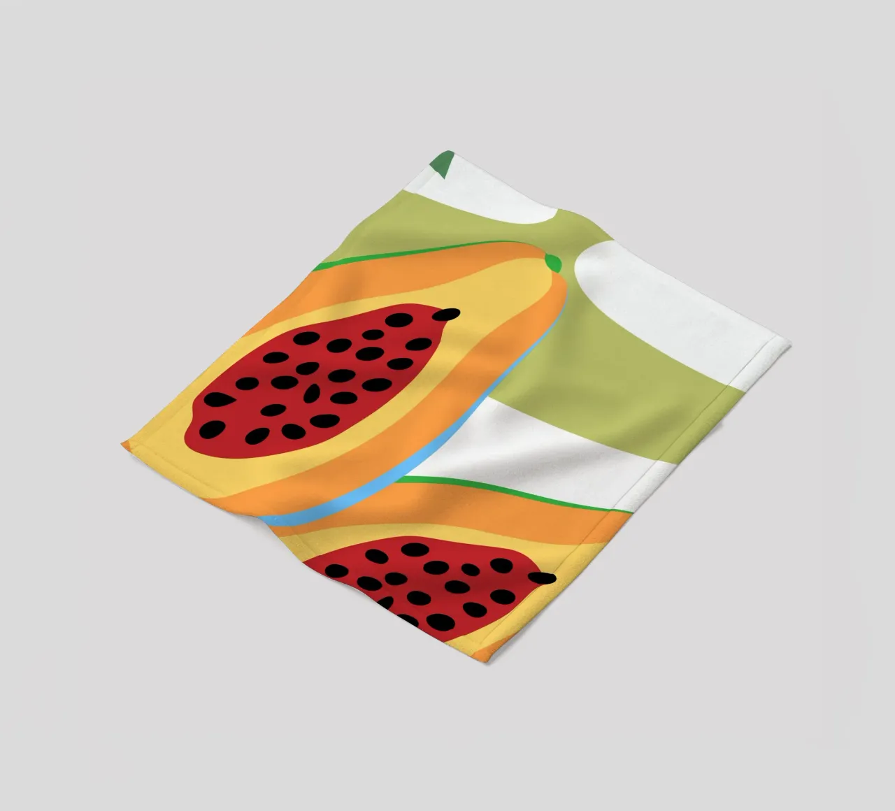 Papaya fresca coperta in pile da OFFICIAL FRUIT & VEGETABLES