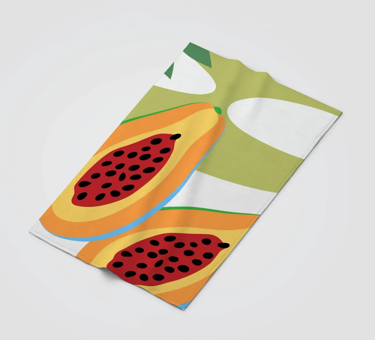 Papaya fresca coperta in pile da OFFICIAL FRUIT & VEGETABLES
