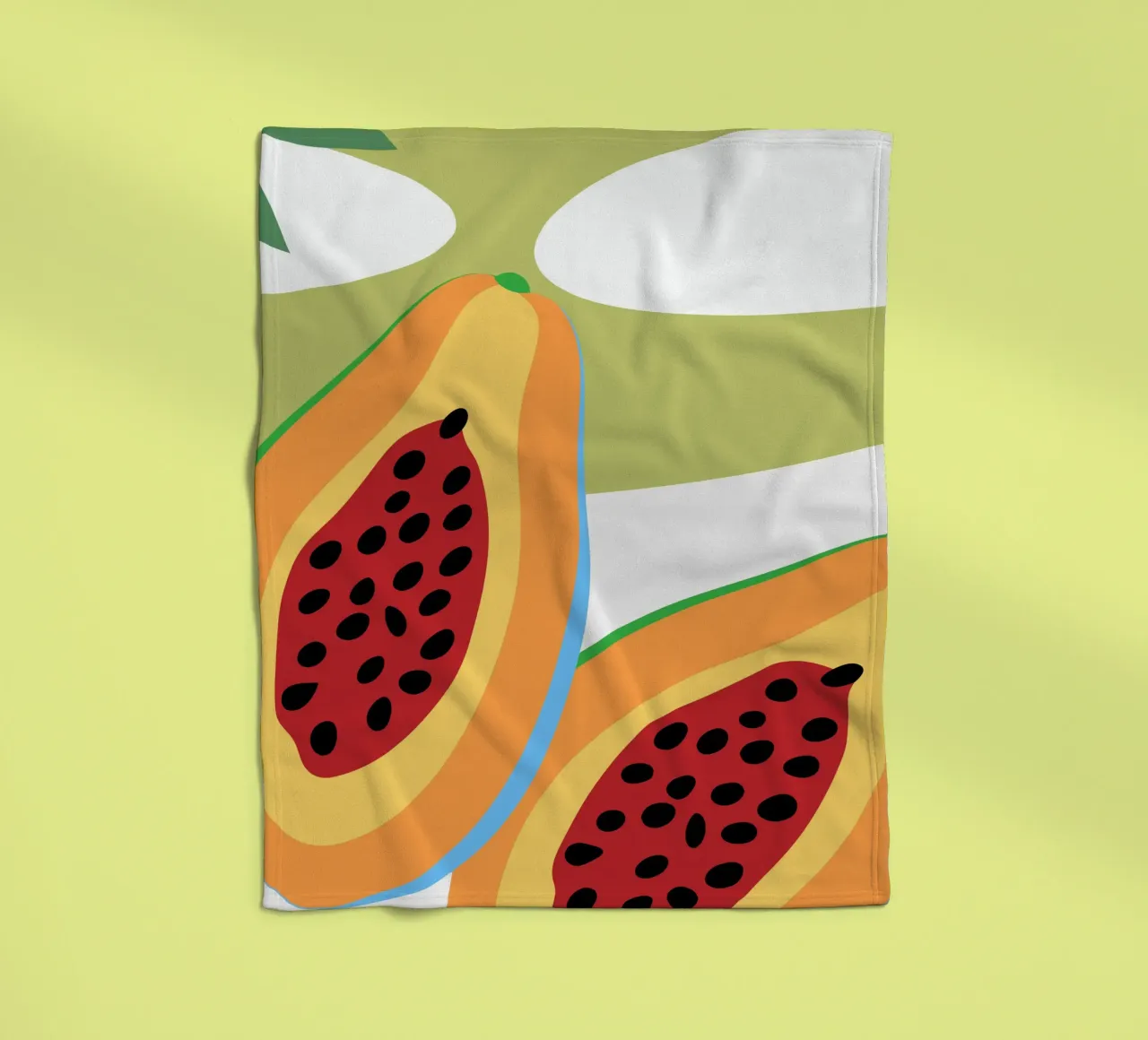Papaya fresca coperta in pile da OFFICIAL FRUIT & VEGETABLES