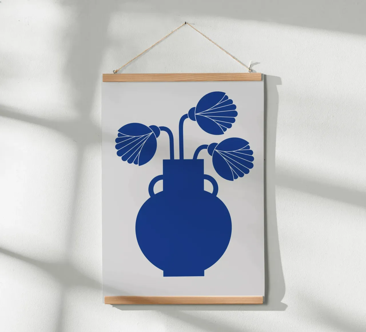 Blue vase no:3 poster da Lidia Blomgren