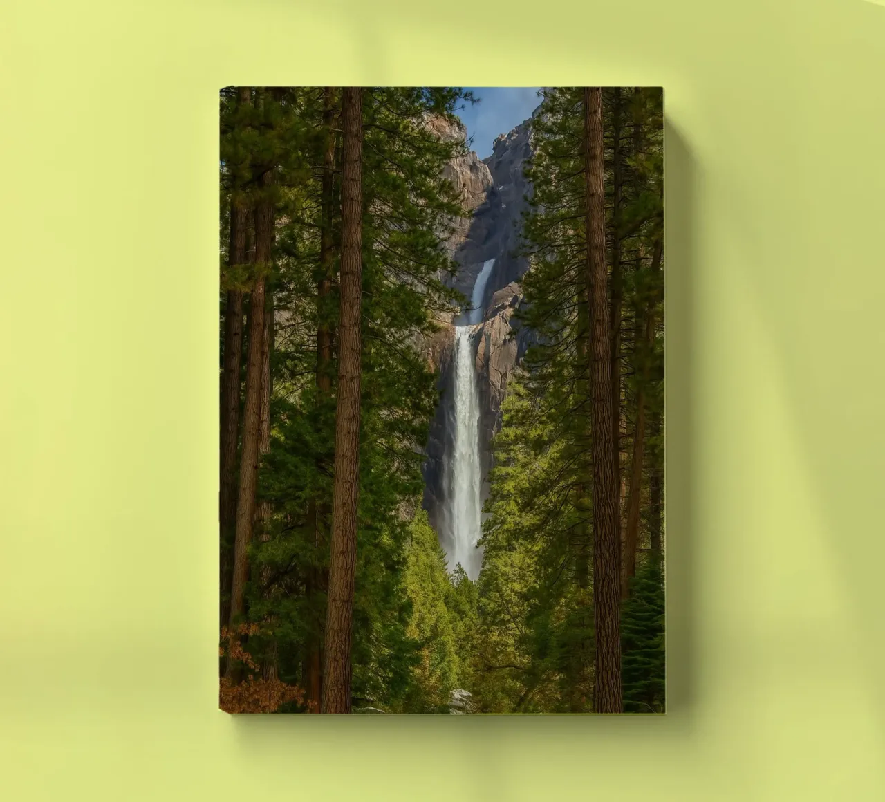 vista di una cascata nella foresta diario da PASMING