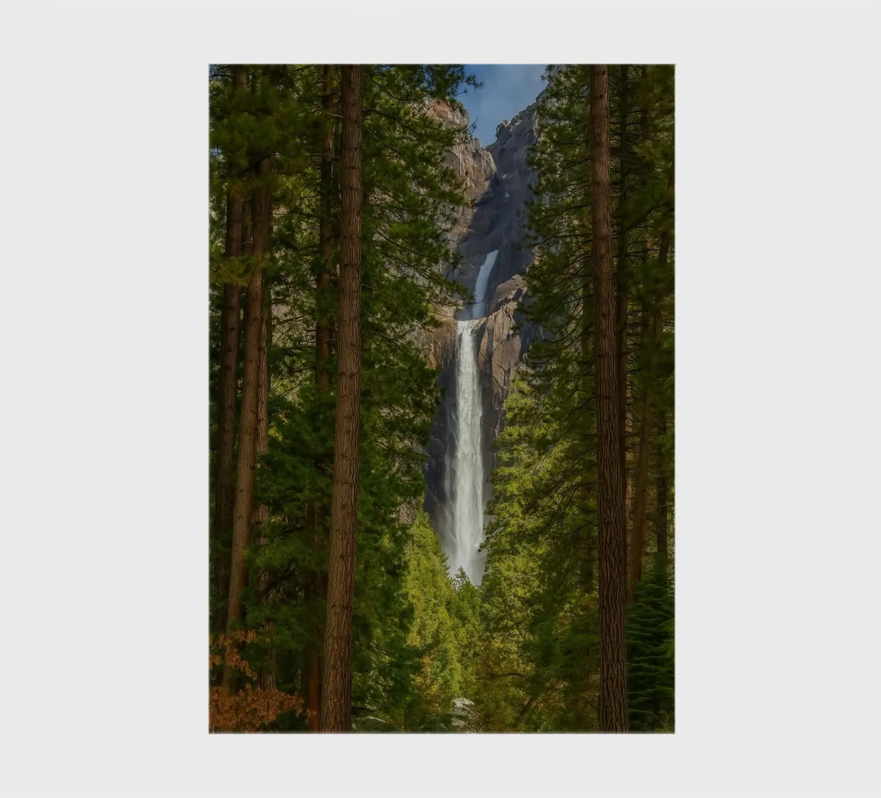vista di una cascata nella foresta diario da PASMING