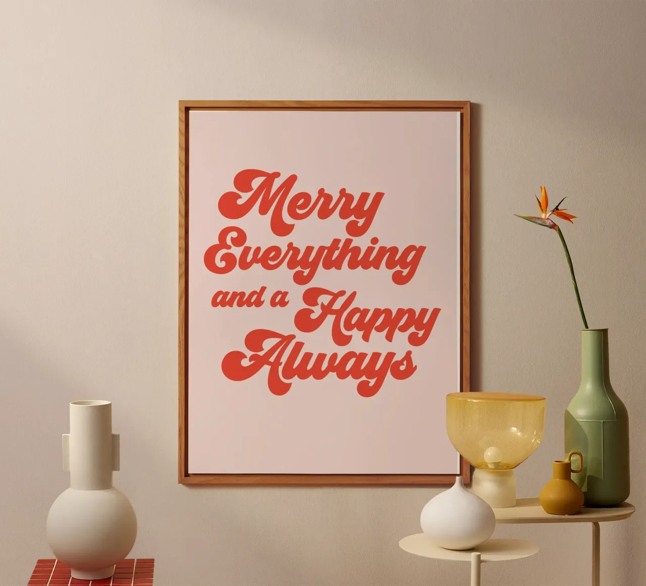 Buon tutto e felice sempre alluminio dibond da Groovy Studio
