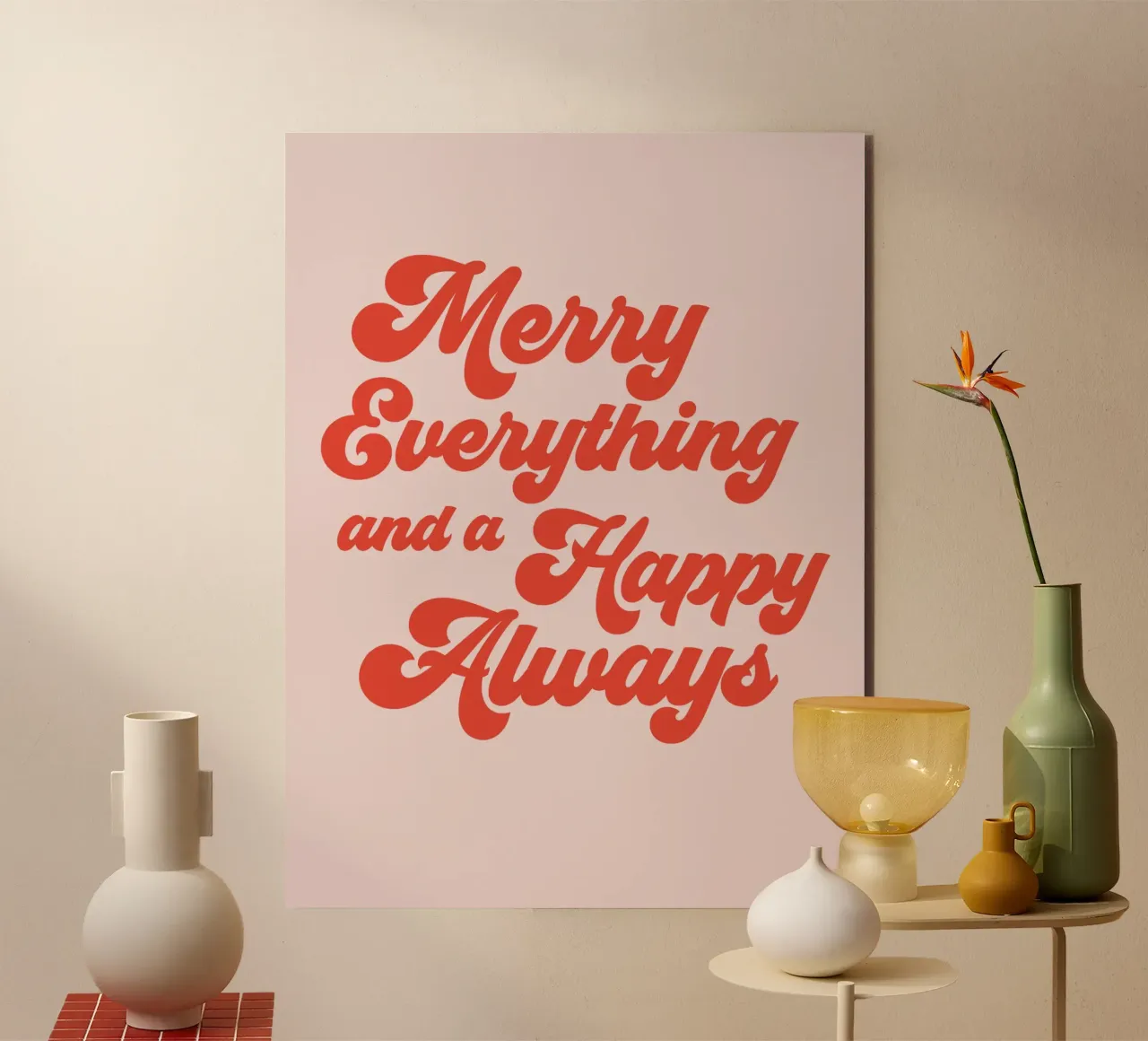 Buon tutto e felice sempre alluminio dibond da Groovy Studio