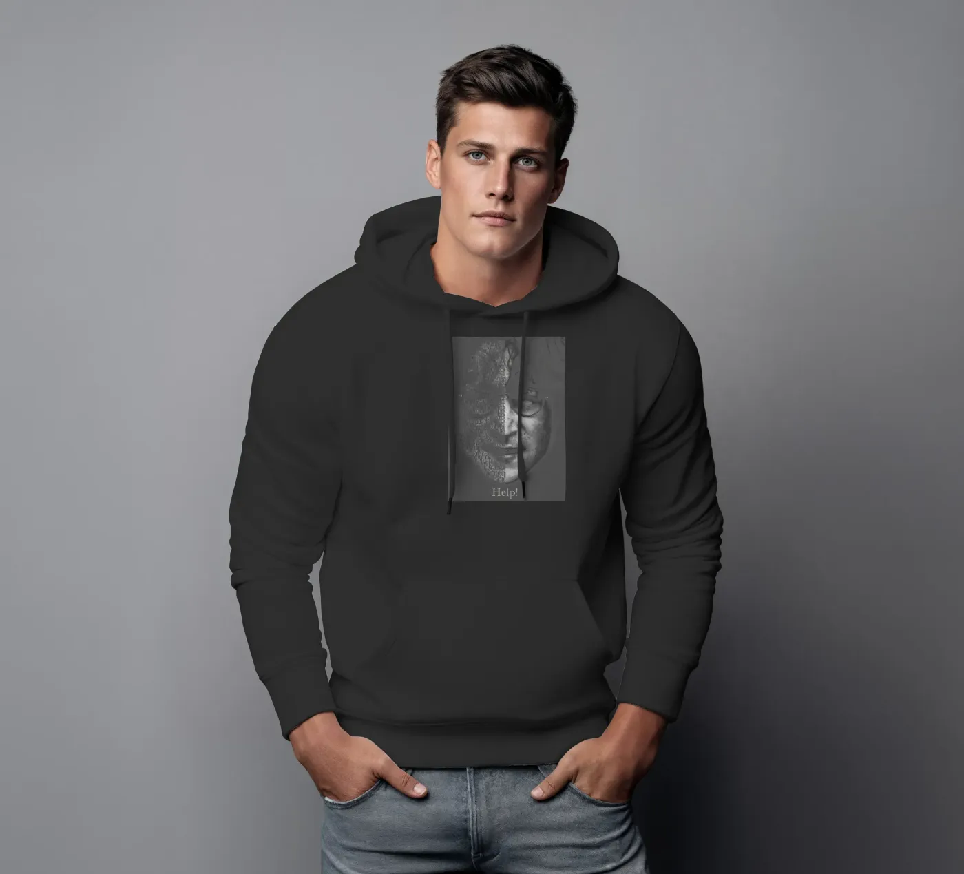Help! hoodie van Gunawan Rb