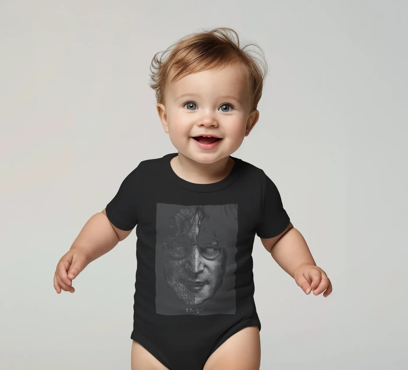 Help! Kurzarm Babybody von Gunawan Rb