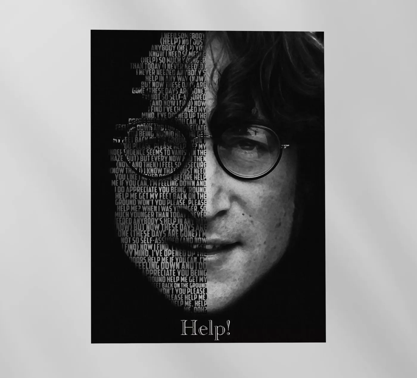 Help! backlit folie van Gunawan Rb