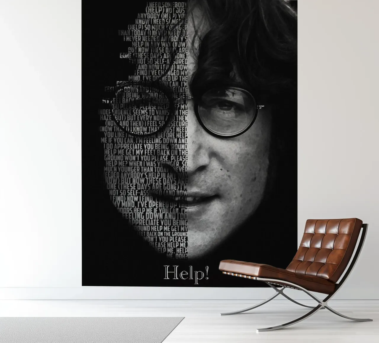 Help! fotobehang van Gunawan Rb