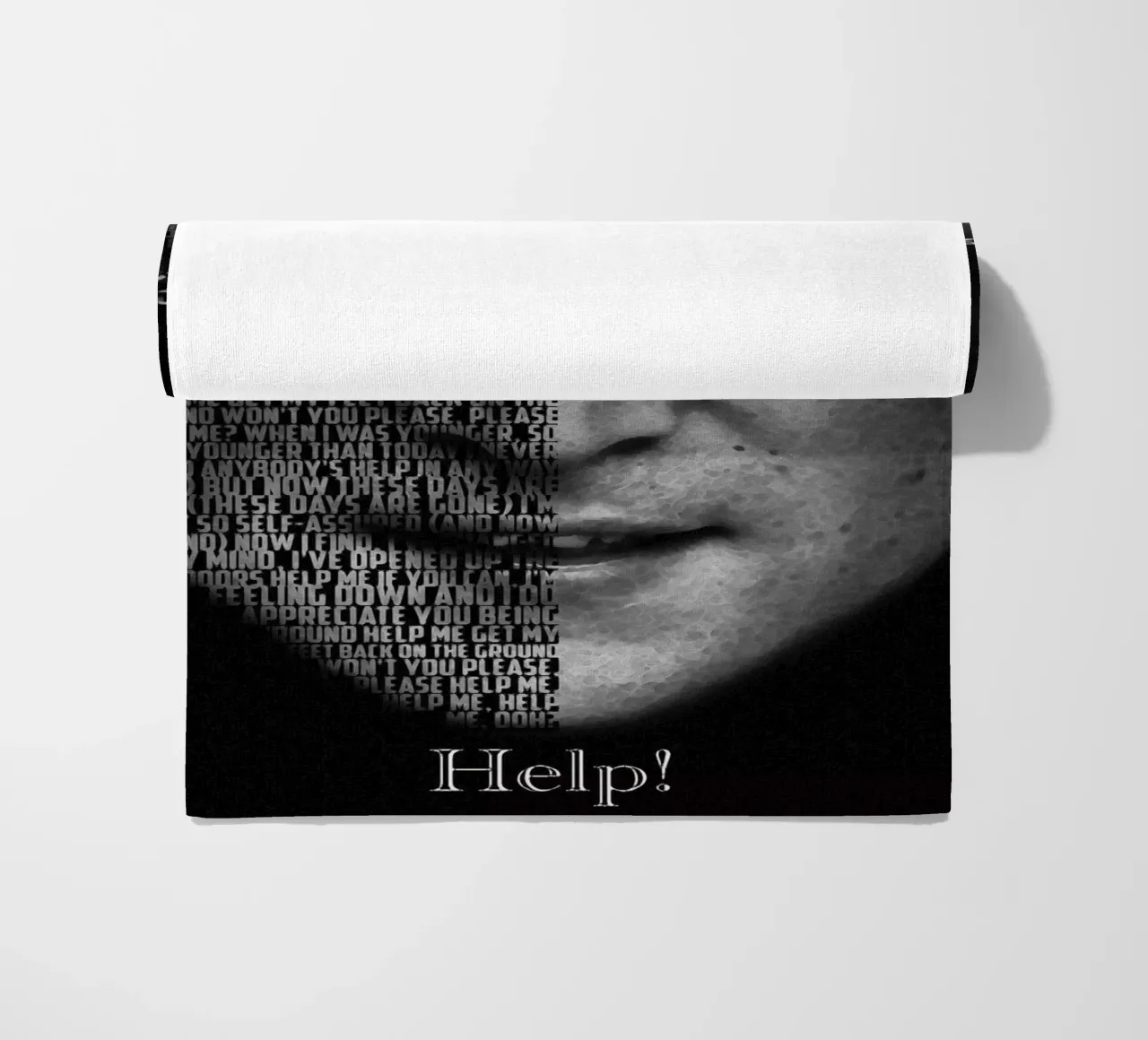 Help! strandhanddoek van Gunawan Rb