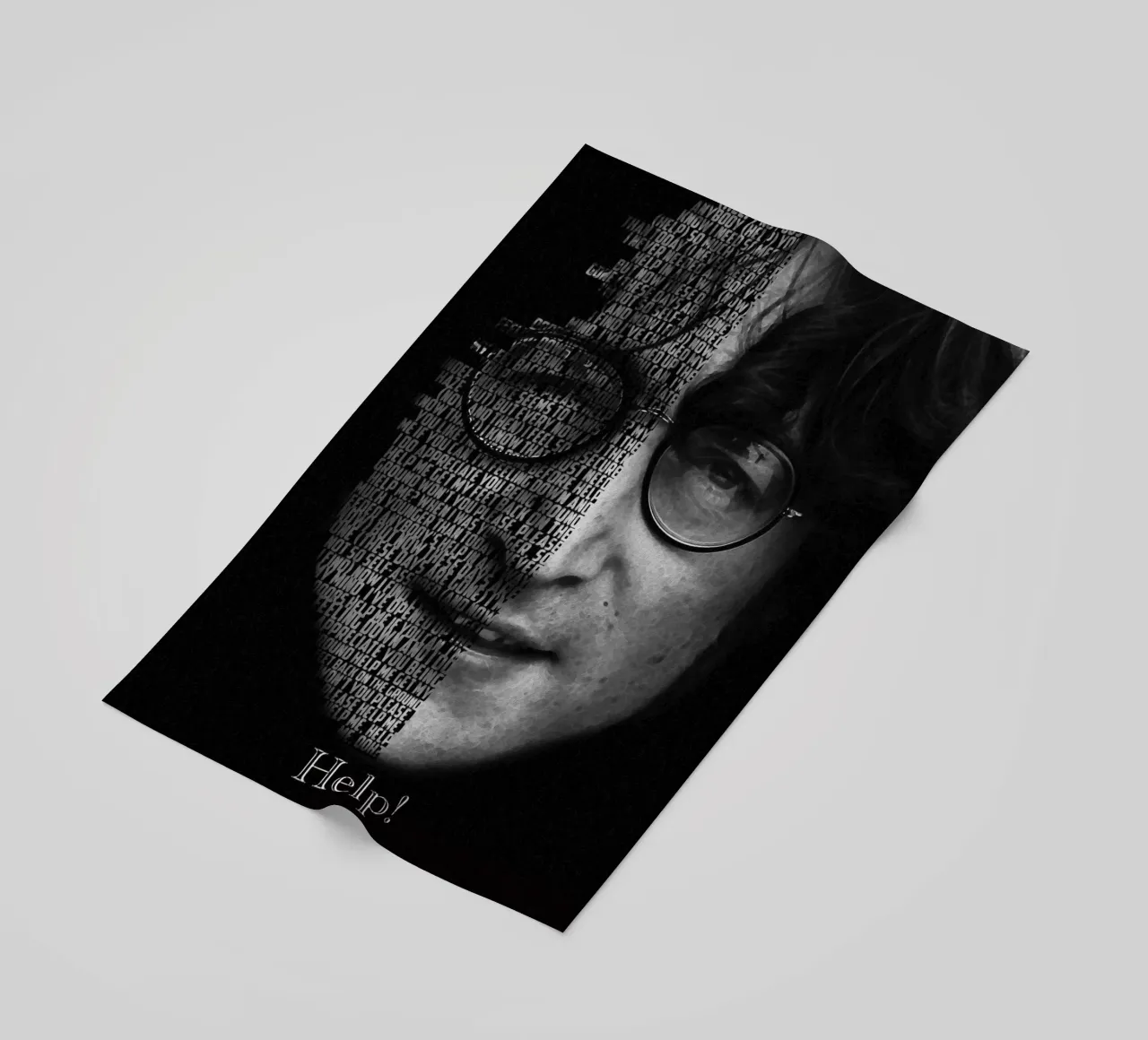 Help! strandhanddoek van Gunawan Rb