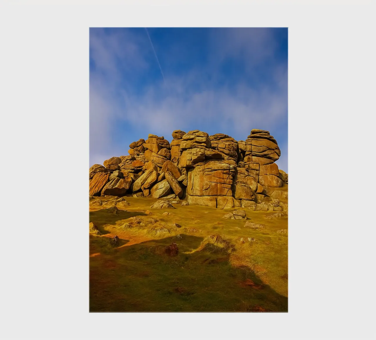 view of stacked rock mountains notebook by PASMING