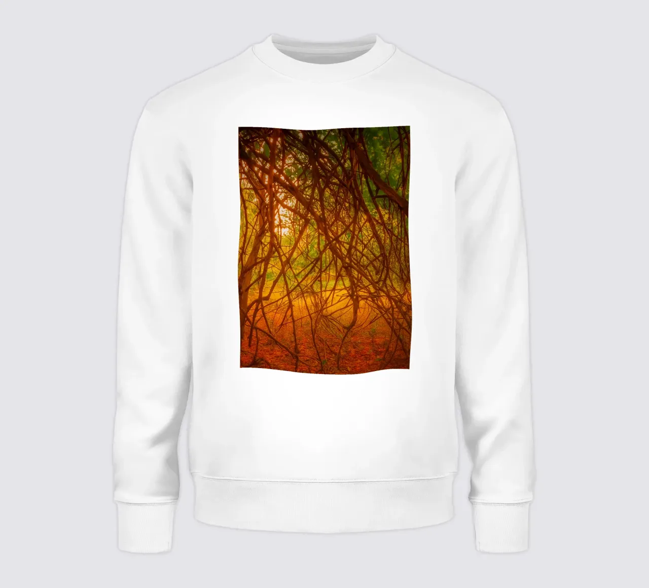 tree branches hanging down to the ground sweatshirt by PASMING