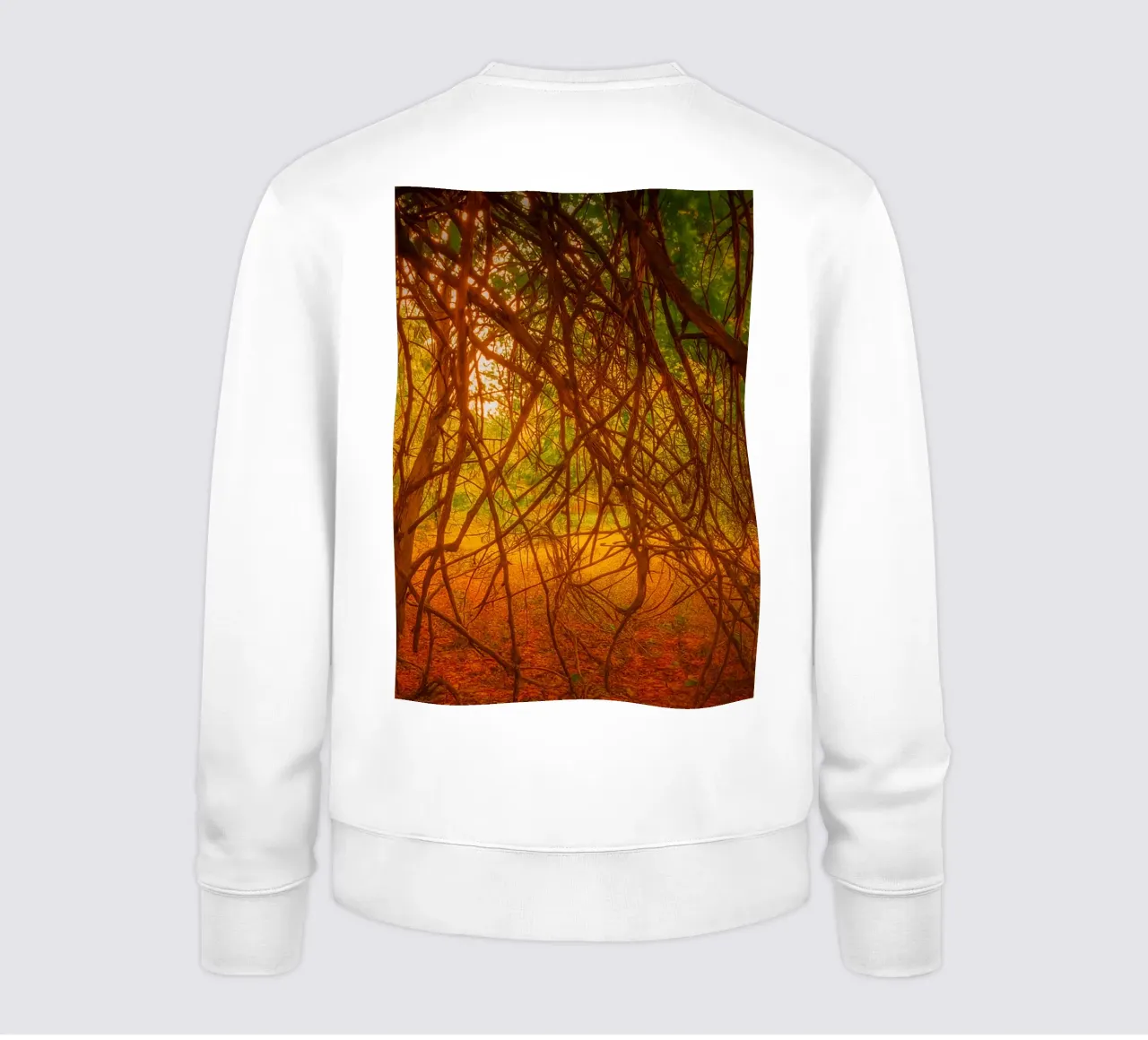 tree branches hanging down to the ground sweatshirt by PASMING